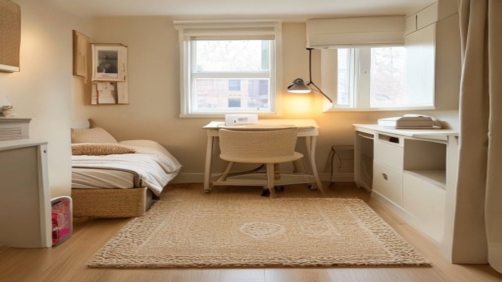 5 Dorm Room Upgrades That Disguise Provided Furniture